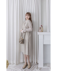 Vest Dress 立體中線車縫V領背心裙 / DS1054 (pre-order 1月25截單)