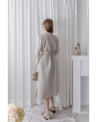 Vest Dress 立體中線車縫V領背心裙 / DS1054 (pre-order 1月25截單)