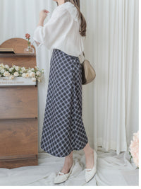 Ruffle Cotton Top 荷葉領口恤衫設計感棉上衣/ BU9095
