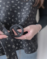 Floral Set 黑色內搭碎花吊帶背心上衣套裝/ SE8101 （pre-order 1月25截單）