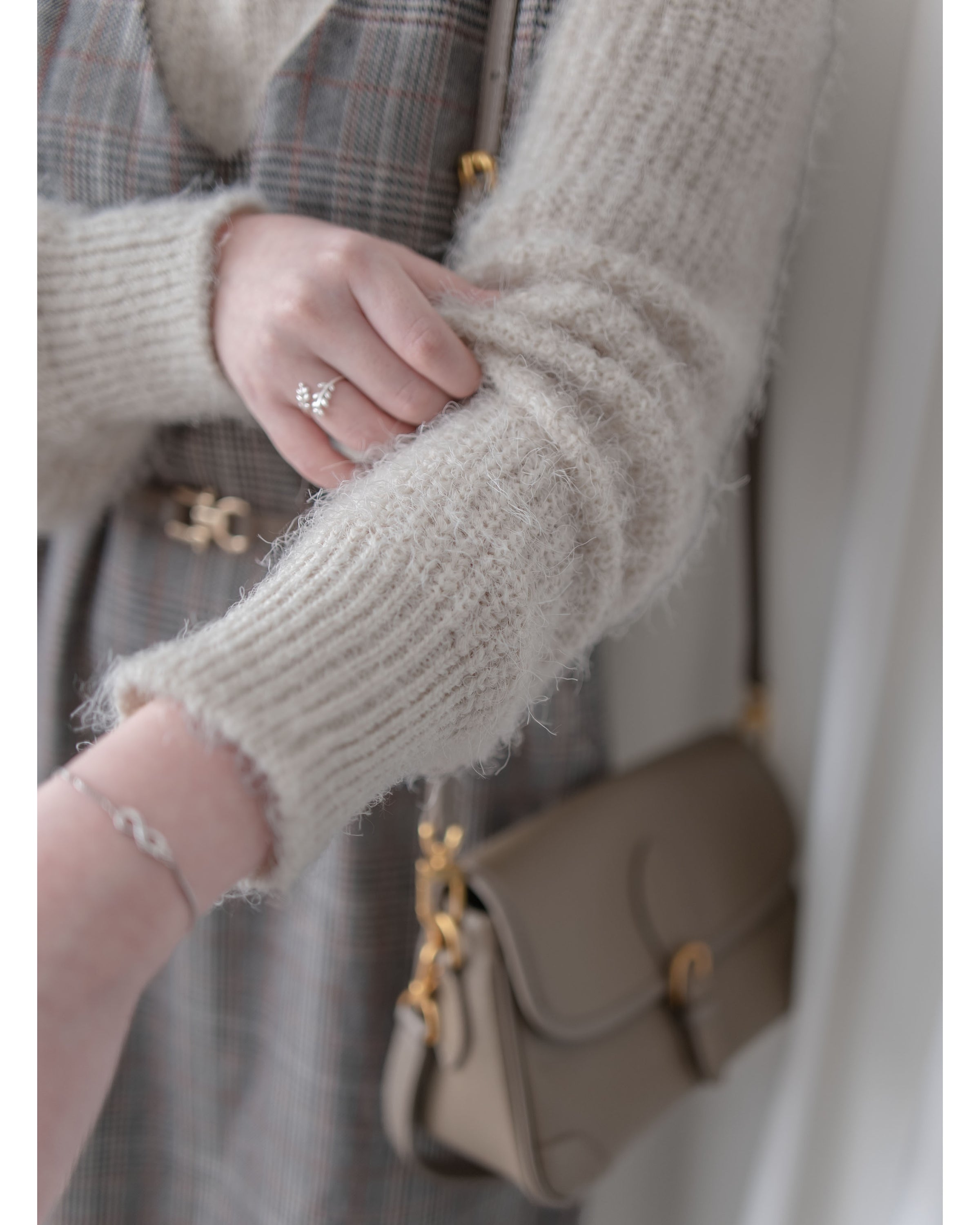 Square collar Mellow Top 顯鎖骨方領親膚針織上衣/ KT8192 (pre-order ivory/softpink 1月25截單)