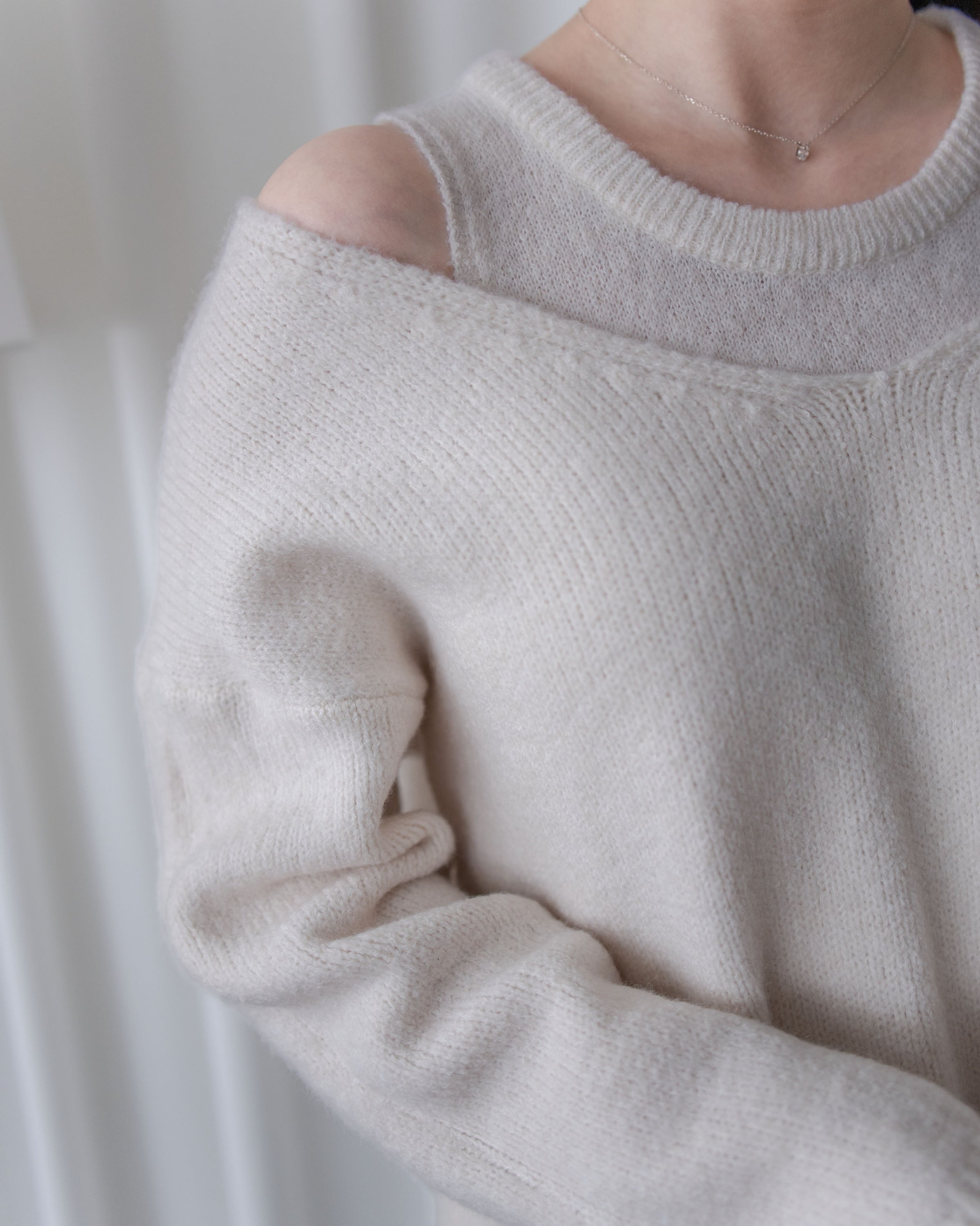 Vest Knit Set 軟糯毛絨背心上衣兩件式/ SE8103