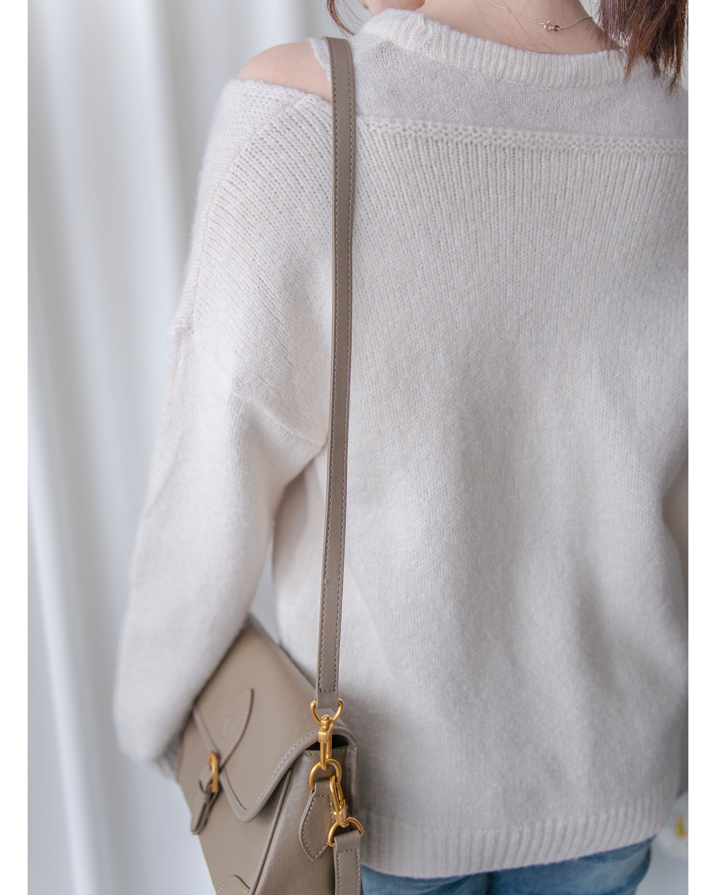 Vest Knit Set 軟糯毛絨背心上衣兩件式/ SE8103