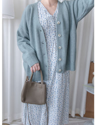 Cloud Knit Pastel Cardigan 柔霧毛感V領針織外套/ CD8155 (pre-order 1月25截單)