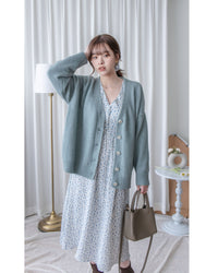 Cloud Knit Pastel Cardigan 柔霧毛感V領針織外套/ CD8155 (pre-order 1月25截單)