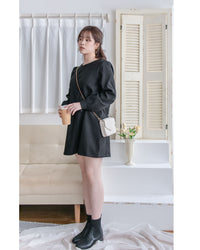 Charlotte Dress 內絨毛後置式雙口袋連身裙/ DS1056