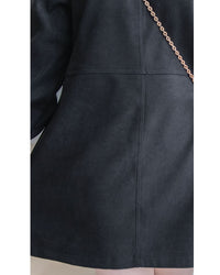 Charlotte Dress 內絨毛後置式雙口袋連身裙/ DS1056