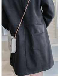 Charlotte Dress 內絨毛後置式雙口袋連身裙/ DS1056