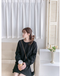 Charlotte Dress 內絨毛後置式雙口袋連身裙/ DS1056