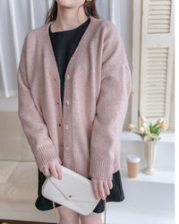 Cloud Knit Pastel Cardigan 柔霧毛感V領針織外套/ CD8155 (pre-order 1月25截單)