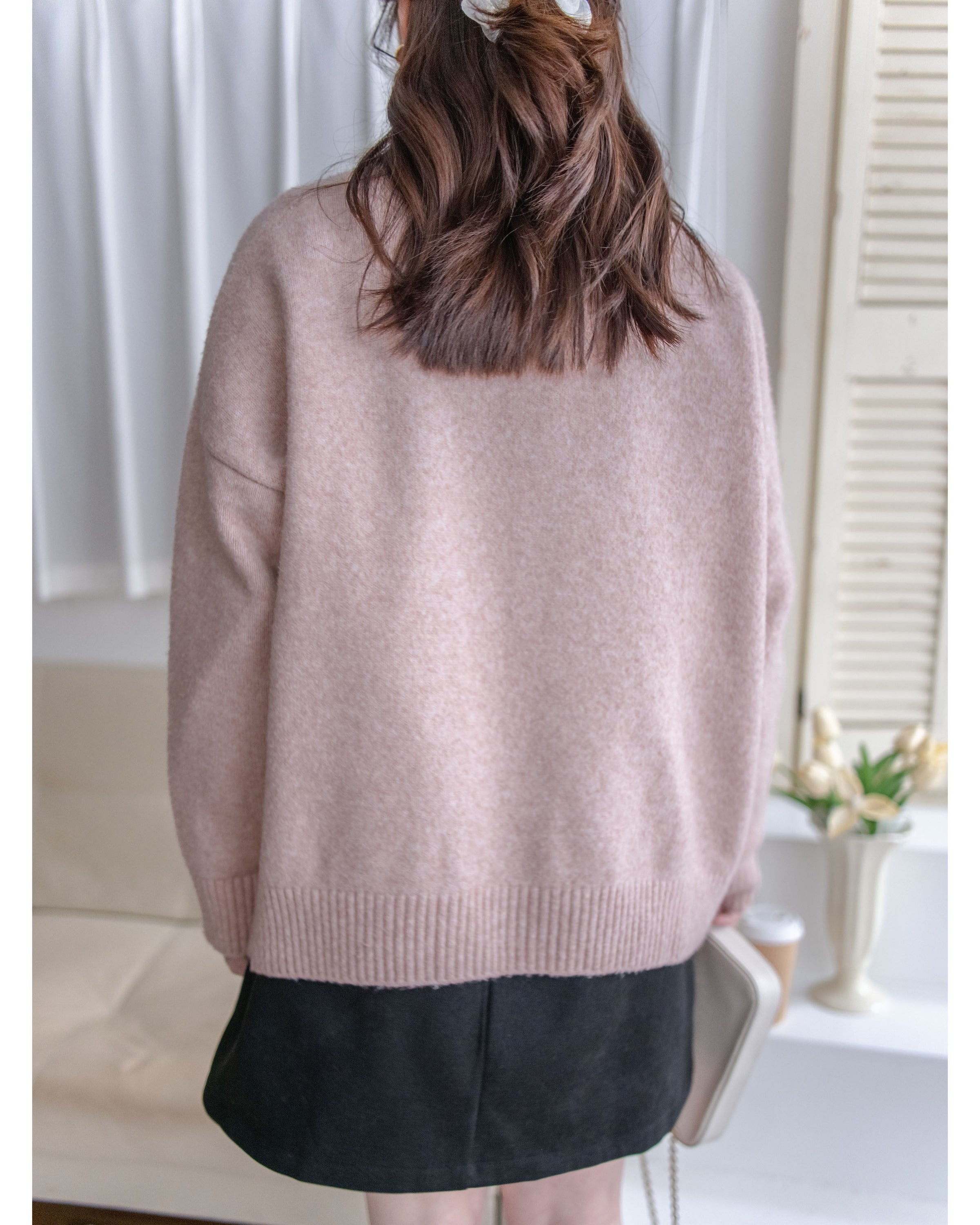 Cloud Knit Pastel Cardigan 柔霧毛感V領針織外套/ CD8155 (pre-order 1月25截單)