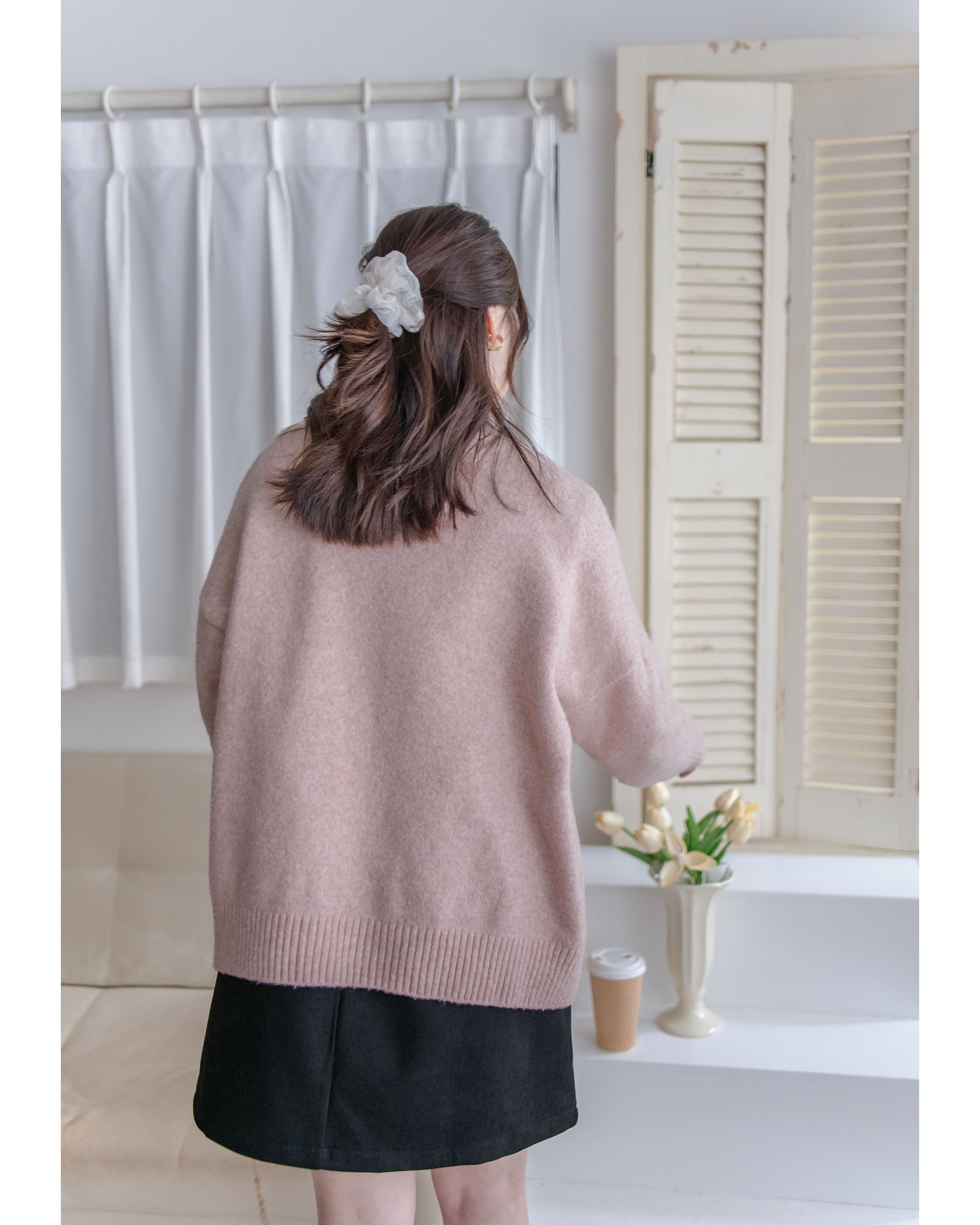 Cloud Knit Pastel Cardigan 柔霧毛感V領針織外套/ CD8155 (pre-order 1月25截單)