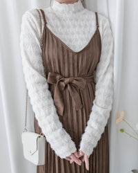 Darling Top 微鏤空特色紋理純色上衣/ TP9199 (Pre-order 2月5日截單)