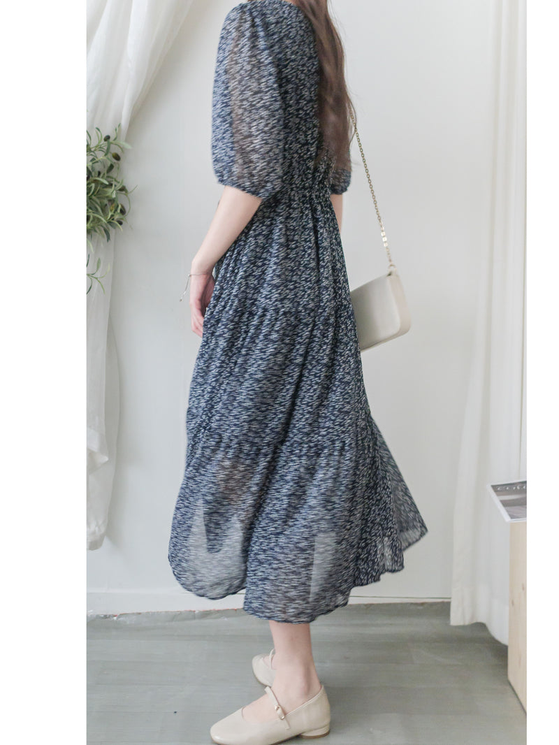 Babybreath Dress 滿天星飄逸雪紡連身裙/ DS9867