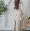 Trench Vest Dress 杏色背心風衣連身裙或外套/ DS9866