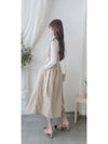 Trench Vest Dress 杏色背心風衣連身裙或外套/ DS9866
