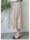 Trench Vest Dress 杏色背心風衣連身裙或外套/ DS9866