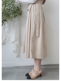 Trench Vest Dress 杏色背心風衣連身裙或外套/ DS9866