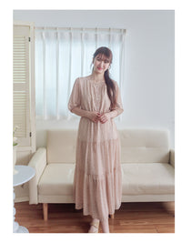 Babybreath Dress 滿天星飄逸雪紡連身裙/ DS9867