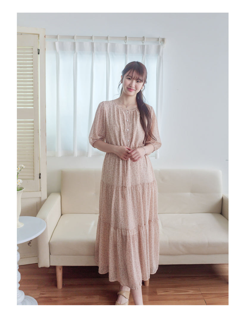 Babybreath Dress 滿天星飄逸雪紡連身裙/ DS9867