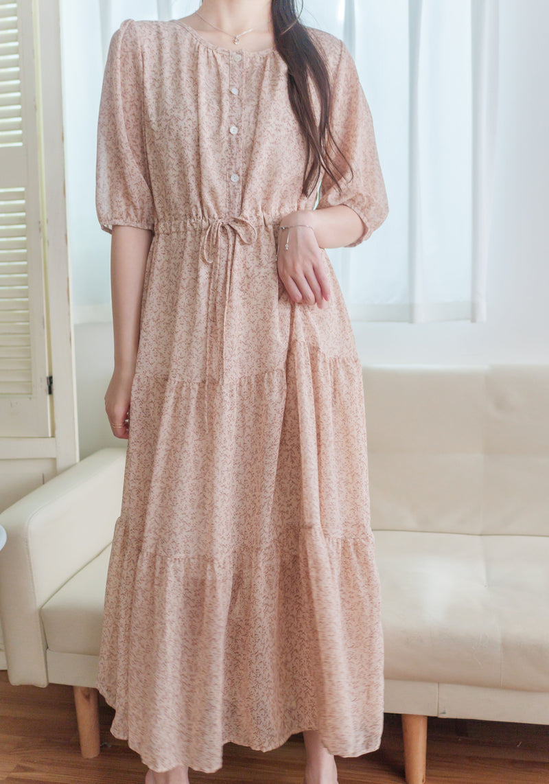 Babybreath Dress 滿天星飄逸雪紡連身裙/ DS9867