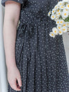 Adore Dress 心形印花腰下百摺裙擺連身裙/ DS9876