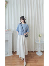 Round Collar Top 防皺好看微花邊立體格紋上衣/ TP9134