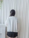 Bubble Top/Cardigan 泡泡袖修腰直線條紋上衣或外套/ CD8148