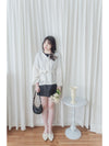 Bubble Top/Cardigan 泡泡袖修腰直線條紋上衣或外套/ CD8148