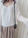 Vest Set 雙層吊帶外套套裝/ TP9140 (blue sold out)
