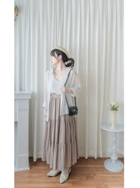 Vest Set 雙層吊帶外套套裝/ TP9140 (blue sold out)