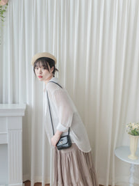 Vest Set 雙層吊帶外套套裝/ TP9140 (blue sold out)