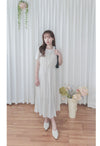 Adore Dress 心形印花腰下百摺裙擺連身裙/ DS9876