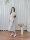 Adore Dress 心形印花腰下百摺裙擺連身裙/ DS9876