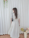 Adore Dress 心形印花腰下百摺裙擺連身裙/ DS9876