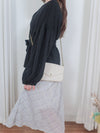Bubble Top/Cardigan 泡泡袖修腰直線條紋上衣或外套/ CD8148