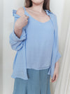 Vest Set 雙層吊帶外套套裝/ TP9140 (blue sold out)