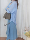 Vest Set 雙層吊帶外套套裝/ TP9140 (blue sold out)