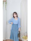 Vest Set 雙層吊帶外套套裝/ TP9140 (blue sold out)
