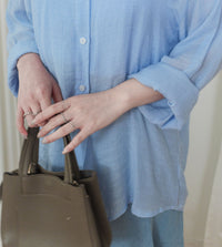 Vest Set 雙層吊帶外套套裝/ TP9140 (blue sold out)