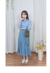Vest Set 雙層吊帶外套套裝/ TP9140 (blue sold out)
