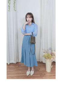 Vest Set 雙層吊帶外套套裝/ TP9140 (blue sold out)