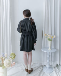 Cable Knit Vest Set 麻花針織背心收腰襯衫裙套裝 / SE8104