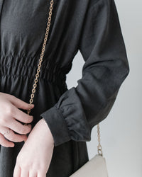 Cable Knit Vest Set 麻花針織背心收腰襯衫裙套裝 / SE8104