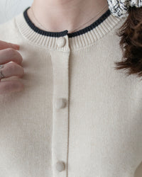 Pleated Cardigan Dress 小香風拼色針織外套假兩件百褶長裙/ DS1067 (pre-order 2月5日截單)