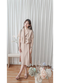 Casual Elegant Set 西裝外套吊帶裙套裝/ SE8074