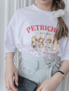 Baby Doll Print Tee 寬鬆慵懶可愛女孩圖字TEE/ TP9139