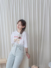 Baby Doll Print Tee 寬鬆慵懶可愛女孩圖字TEE/ TP9139