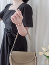 Square Collar Dress 麻棉方領修腰顯瘦連身裙/ DS9888 (aliceblue sold out)