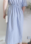 French Stripe 法式直條紋質感恤衫連身裙 Dress/ DS9891